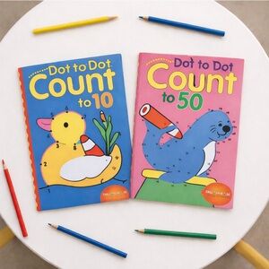 Dot to Dot Count to 10 and 50 | Paperback Bundle